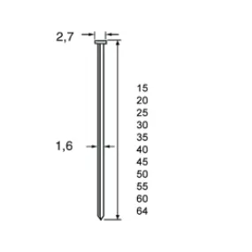Dutack Brad SKN16 30 mm. RVS
